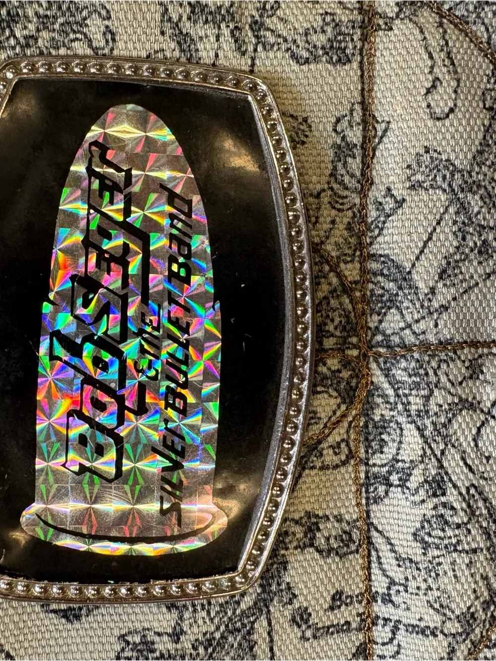 Buckle Holographic Bullet Sticker Accent
